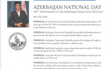 Las Veqas, Honolulu və Monterey şəhərlərində “Azərbaycan Milli Günü” elan edilib